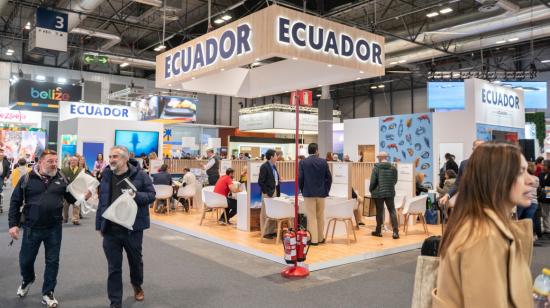 Stand de Ecuador en la Fitur Madrid 2023. 