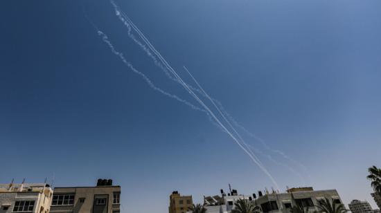 Varios bombardeos en la Franja de Gaza se registraron el 10 de mayo de 2023. 