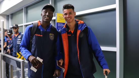 Jugadores de la selección de Ecuador antes de viajar a Argentina para disputar el Mundial Sub 20.