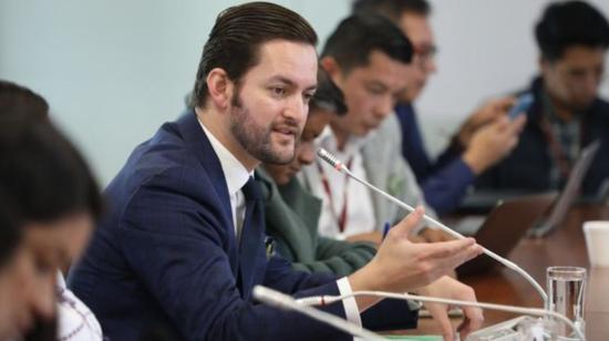 Esteban Torres, coordinador de la bancada del Partido Social Cristiano, en la Asamblea. 