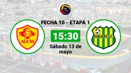 Aucas se enfrenta a Gualaceo el sábado 13 de mayo desde las 15:30.