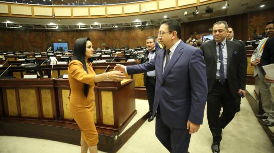 Juicio político en la Asamblea Nacional, el 16 de mayo de 2023.