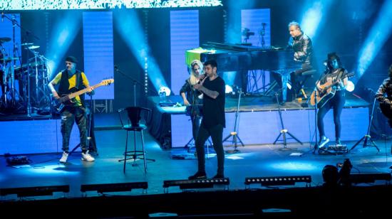 Imagen referencial del concierto del español Melendi en Quito, mayo de 2023.