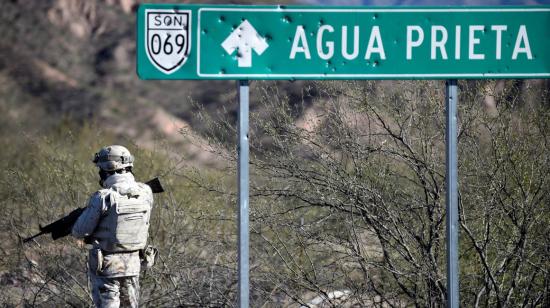 Un soldado mexicano el 11 de enero de 2020. 