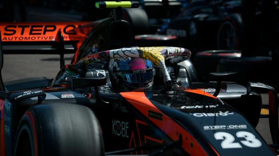 El piloto Juan Manuel Correa durante el Gran Premio de Mónaco de la Fórmula 2, el 28 de mayo de 2023.