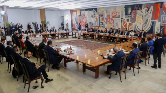 El presidente de Brasil, Lula Da Silva, inauguró la Cumbre de presidentes Sudamericanos en Brasilia. 30 de mayo de 2023