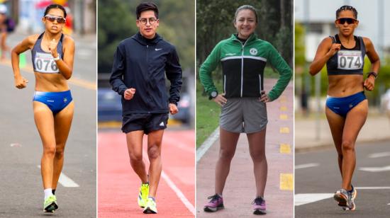 Doménica Valdez, Jhonatan Amores, Glenda Morejón y Karla Jaramillo competirán en el Gran Premio Cantones de La Coruña. 