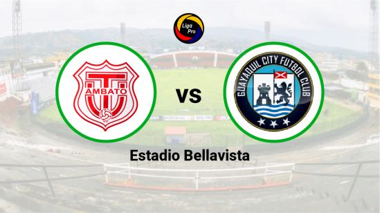 Técnico Universitario se enfrenta a Guayaquil City en el estadio Bellavista el 4 de junio de 2023.