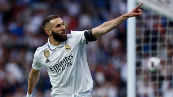 Karim Benzema, jugando con el Real Madrid, el 24 de mayo de 2023.