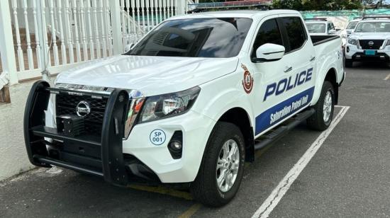 Imagen referencial. Un vehículo de la policía de Bahamas en 2023. 