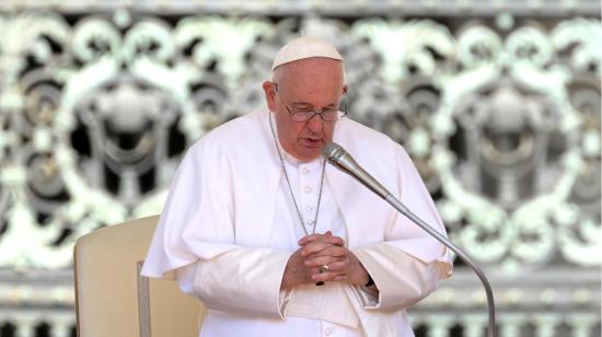 El papa Francisco, durante una audiencia general en el Vaticano, el 7 de junio de 2023. 