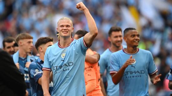 Erling Haaland, durante la final de la FA Cup con el Manchester City, el 3 de junio de 2023.