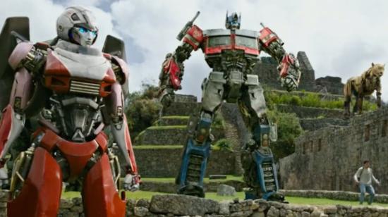 Escena de 'Transformers: El despertar de las bestias', en Machu Picchu, Perú. 