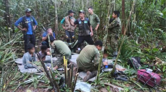 Los niños perdidos en la selva colombiana fueron rescatados el 9 de junio de 2023.