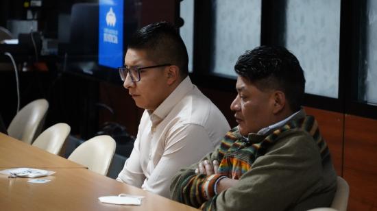 El exasambleísta Peter Calo (der.) durante la audiencia preparatoria de juicio por presunta violación, el 12 de junio de 2023.