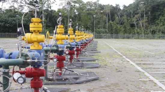 Foto referencial de pozos petroleros en el bloque petrolero 43-ITT, el 14 de junio de 2023. 