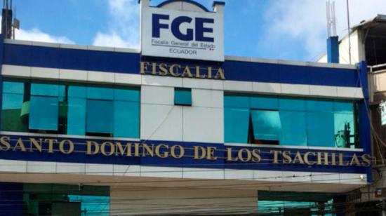 Imagen referencial de la fachada de la Fiscalía de Santo Domingo.