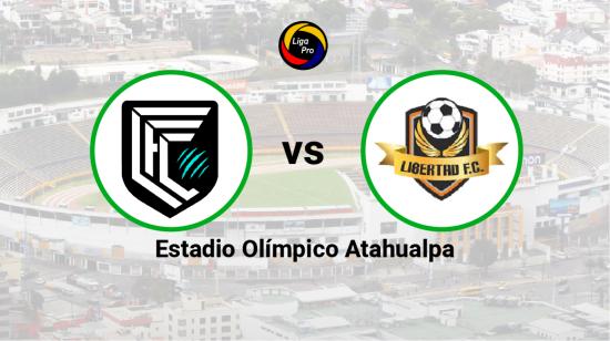 Cumbayá se enfrenta a Libertad en el estadio Olímpico Atahualpa el 17 de junio de 2023.