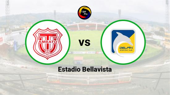 Técnico Universitario se enfrenta a Delfín en el estadio Bellavista, el 19 de junio de 2023.