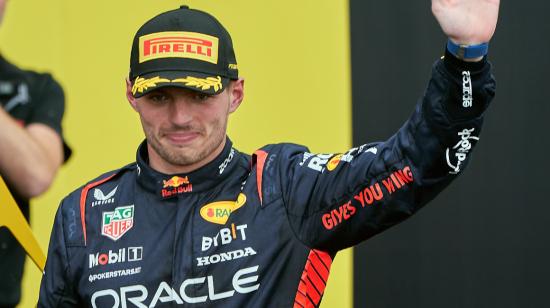 Max Verstappen festeja su triunfo en el Gran Premio de Canadá, el 17 de junio de 2023.