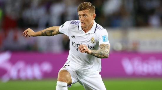 Toni Kroos, jugando con el Real Madrid.