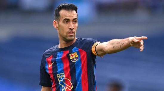 Sergio Busquets, durante su etapa con el FC Barcelona.