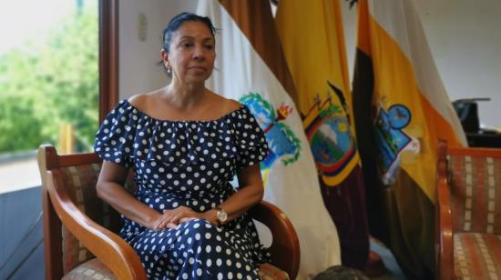 Fanny Uribe, alcaldesa de Santa Cruz, uno de los tres cantones de las islas Galápagos.