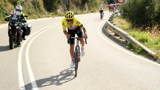 El ecuatoriano Richard Carapaz lucirá el maillot tricolor, como vigente campeón nacional, en el Tour de Francia 2023. 