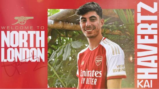 Arsenal oficializó el fichaje de Kai Havertz, el 28 de junio de 2023.