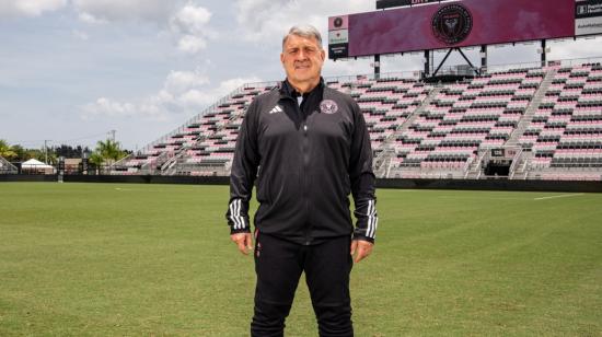 'Tata' Martino en el estadio del Inter Miami, el 28 de junio de 2023.