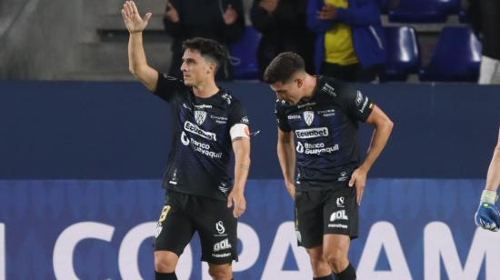 Lorenzo Faravelli festeja su gol ante Argentinos Juniors por Copa Libertadores, el 28 de junio de 2023.