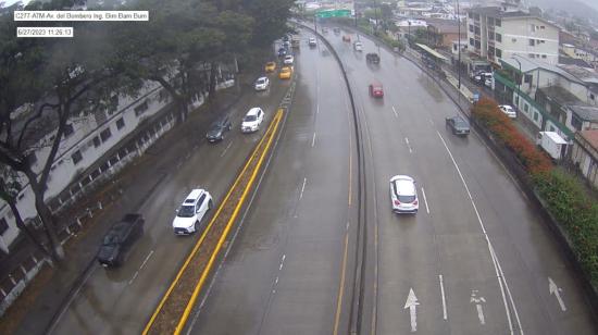 Imagen referencial. Vista panorámica de la avenida del Bombero, en el norte de Guayaquil. 