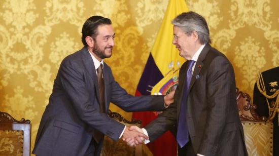 El presidente Guillermo Lasso nombró a Daniel Legarda como ministro de Producción, el 3 de julio de 2023. 