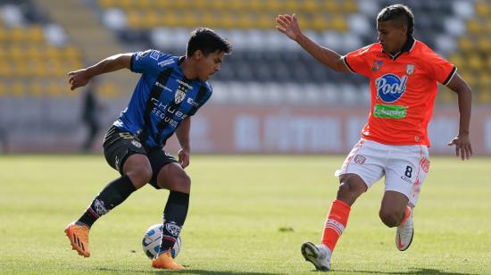 Jeampaul Herrera, de Independiente del Valle, en el partido ante Envigado por la Libertadores Sub 20, el 5 de julio de 2023.