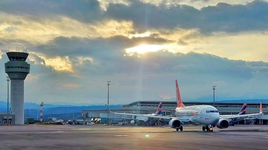 El Aeropuerto Internacional Mariscal Sucre, en Quito, en julio de 2022.