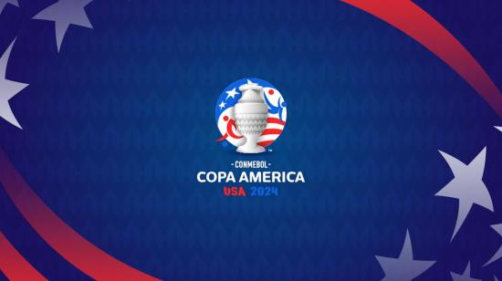 Imagen con el logo de la Copa América 2024, que presentó la Conmebol el 17 de julio de 2023.