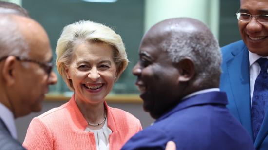 Ursula von der Leyen, presidenta de la Comisión Europea, en cumbre con CELAC, el 17.07.2023