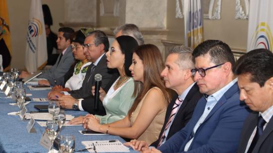 Conversatorio del Consejo Nacional Electoral (CNE) para explicar el paso a paso de las elecciones extraordinarias, el 18 de julio de 2023. 