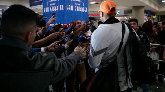 Paolo Guerrero llegó a Quito el jueves 20 de julio de 2023, para integrarse a Liga Deportiva Universitaria. 