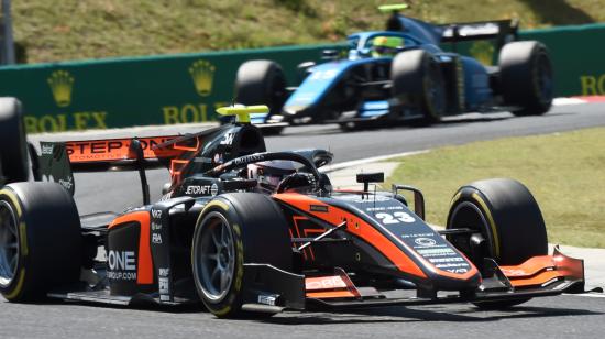 Juan Manuel Correa, del Van Amersfoort Racing, durante el GP de Hungría, el 23 de julio de 2023.