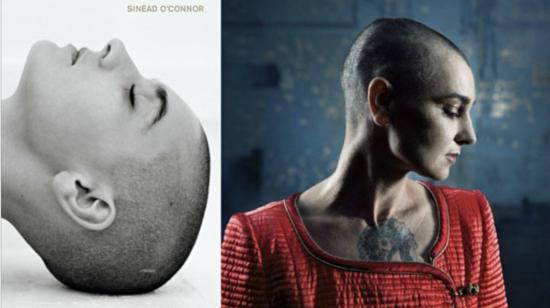 Afiche promocional de la cantante Sinead O´Connor en mayo de 2021. 