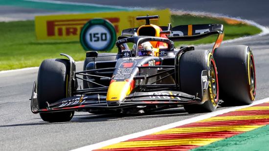 Max Verstappen, de Red Bull, durante el Gran Premio de Bélgica de la Fórmula 1 en 2022.