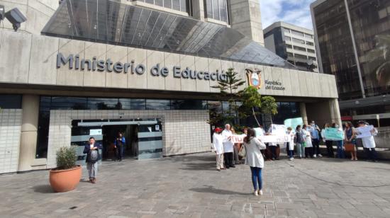 Instalaciones del Ministerio de Educación, el 14 de julio de 2023.