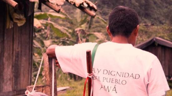 Foto referencial del pueblo Awá, en colombia.