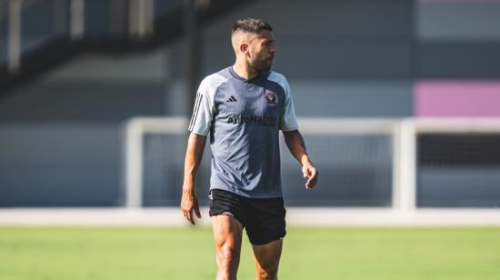 Jordi Alba se entrenó con el Inter Miami, el 31 de julio de 2023.