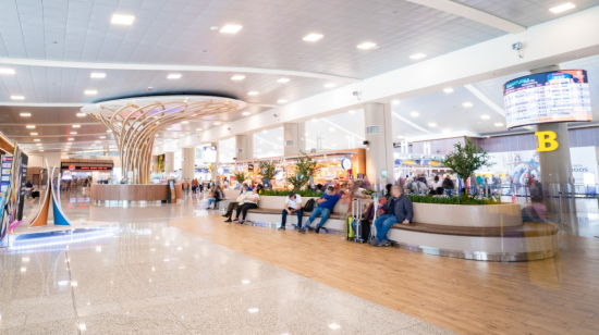 Imagen referencial de las instalaciones del Aeropuerto Internacional Mariscal Sucre de Quito. 