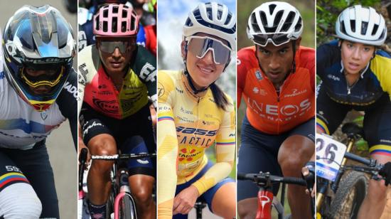Los ecuatorianos Alfredo Campo, Jonathan Caicedo, Miryam Núñez, Jhonatan Narváez y Michela Molina disputarán el Mundial de Ciclismo.