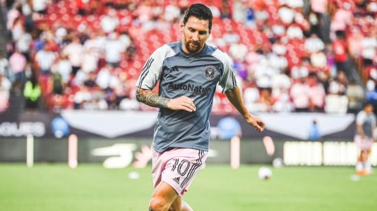 Lionel Messi se entrena con el Inter Miami, el 6 de agosto de 2023.