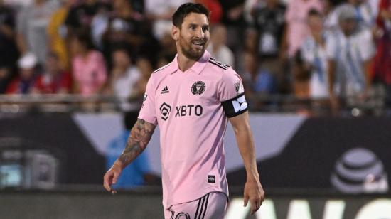 Lionel Messi, del Inter Miami, durante uno de los encuentros por la Leagues Cup.