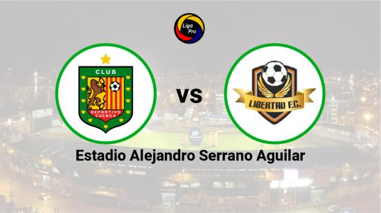 Deportivo Cuenca se enfrenta a Libertad en el estadio Alejandro Serrano Aguilar, el 10 de agosto de 2023.